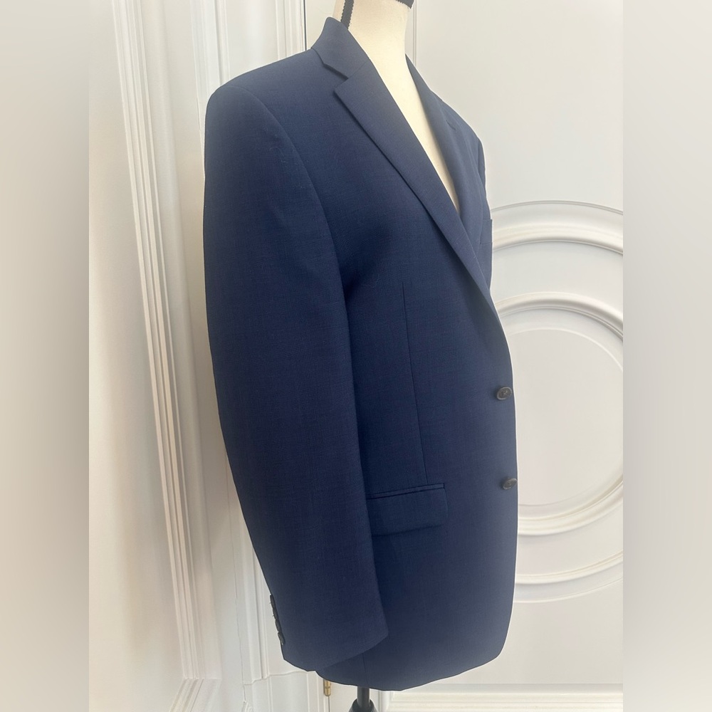 Ralph Lauren Classic 100% Wool Deep Blue Formal Blazer (Size 39L) - Picture 3 of 8